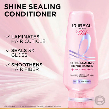 LOREAL GLYCOLIC GLOSS SHINE SEALING CONDITIONER 175ML