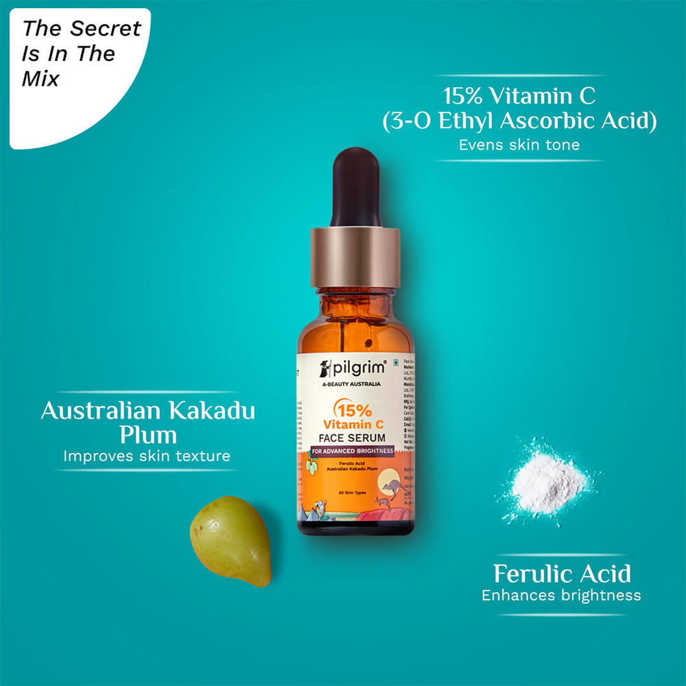 PILGRIM 15% VITAMIN C FACE SERUM 20ML