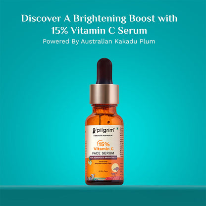 PILGRIM 15% VITAMIN C FACE SERUM 20ML