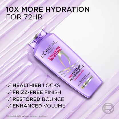 LOREAL HYALURON 72H MOISTURE FILLING SHAMPOO 180ML