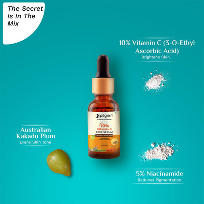 PILGRIM 10% VITAMIN C FACE SERUM 30ML