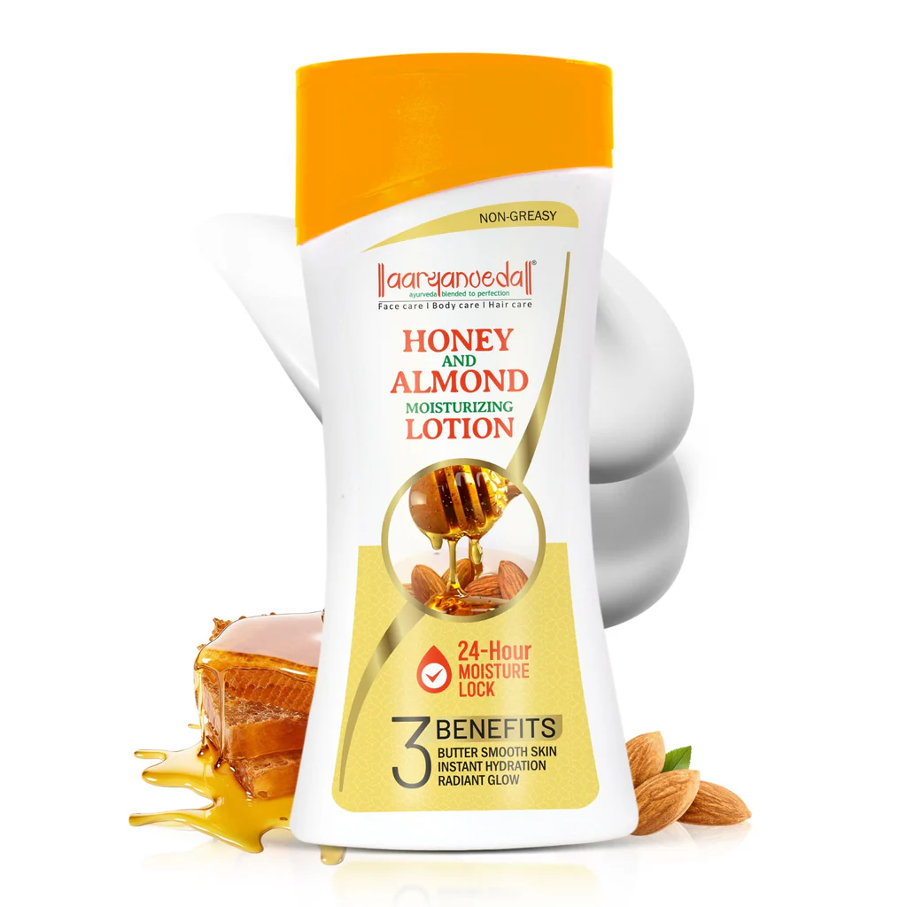 AARYANVEDA HONEY & ALMOND MOISTURIZING  LOTION 180 ML