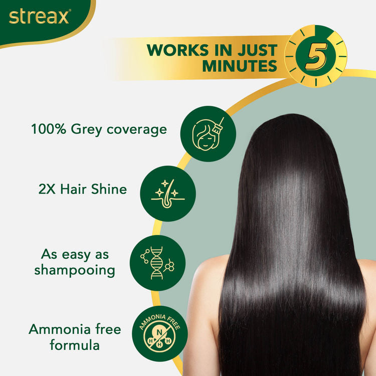 STREAX SHAMPOO COLOR 3 DARK BROWN