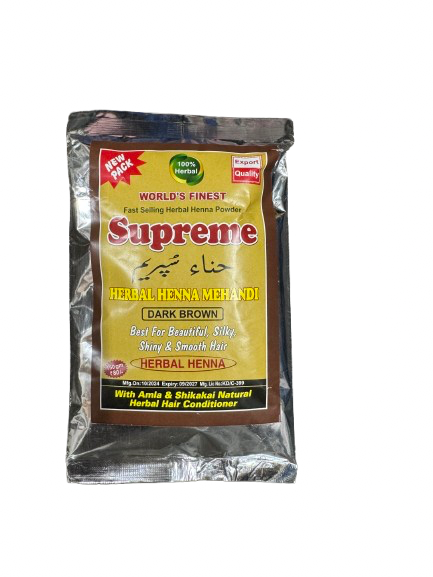 SUPREME HERBAL HENNA MEHANDI COPPER BROWN 150 G