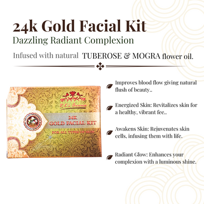 R.K.AROMA FACIAL KIT GOLD 3+12 ML