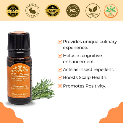 R.K.AROMA OIL ROSEMARY 10 ML