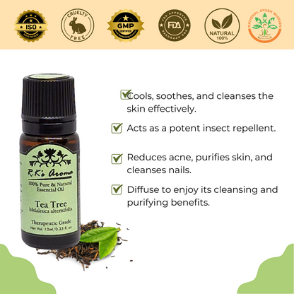 R.K.AROMA OIL TEA TREE 10 ML