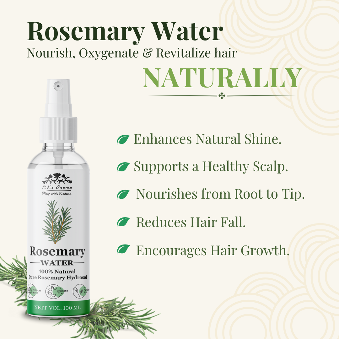 R.K.AROMA ROSEMARY WATER 100ML