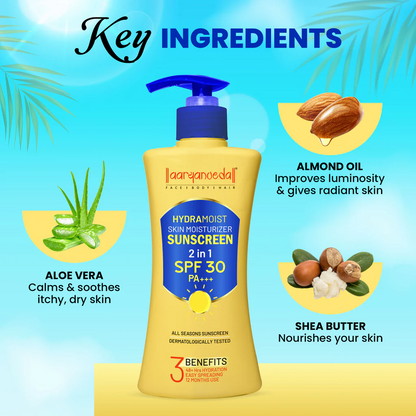 ARYANVEDA HYDRAMOIST SKIN MOISTURIZER 2 IN 1 SPF30 50ML