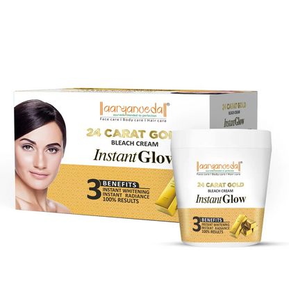 ARYANVEDA GOLD BLEACH INSTANT GLOW 450GM