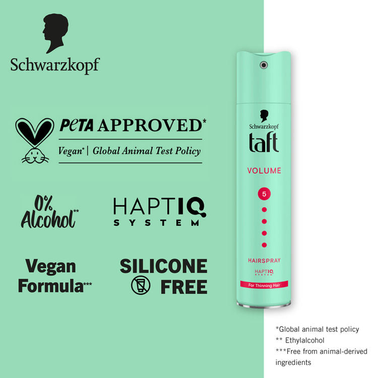 SCHWARZKOPF TAFT VOLUME HAIR SPRAY 5 250ML