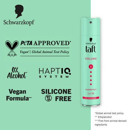 SCHWARZKOPF TAFT VOLUME HAIR SPRAY 5 250ML