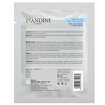 NANDINI PEEL OF MASK LIGHT & WHITEI