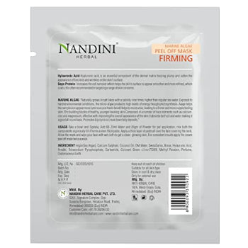 NANDINI PEEL OF MASK FIRMING