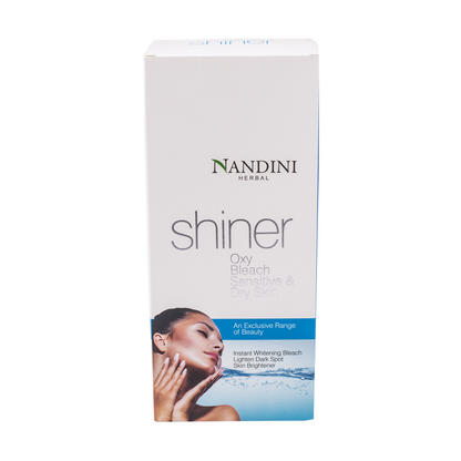 NANDINI OXY SHINER BLEACH FOR SENSITIVE & DRY SKIN 400 GM