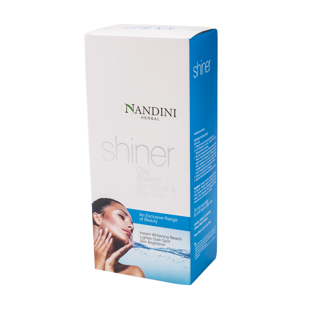 NANDINI OXY SHINER BLEACH FOR SENSITIVE & DRY SKIN 400 GM