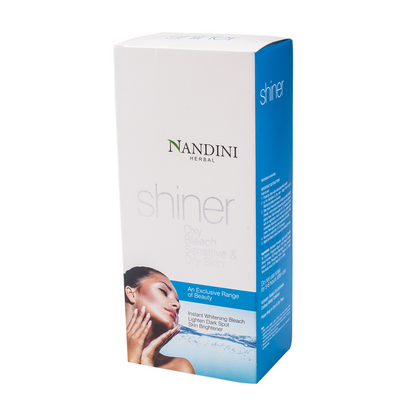 NANDINI OXY SHINER BLEACH FOR SENSITIVE & DRY SKIN 400 GM