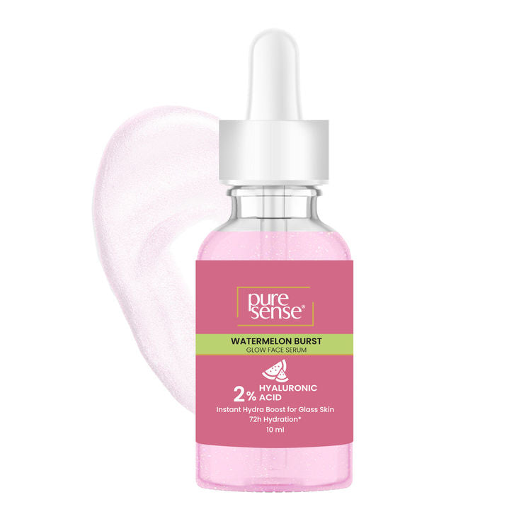 PURE SENSE WATERMELON BRUST GLOW FACE SERUM 2% HYALURONIC ACID 10ML