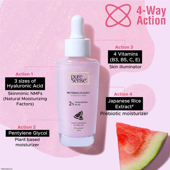 PURE SENSE WATERMELON BRUST 2% HYALURONIC ACID 28ML