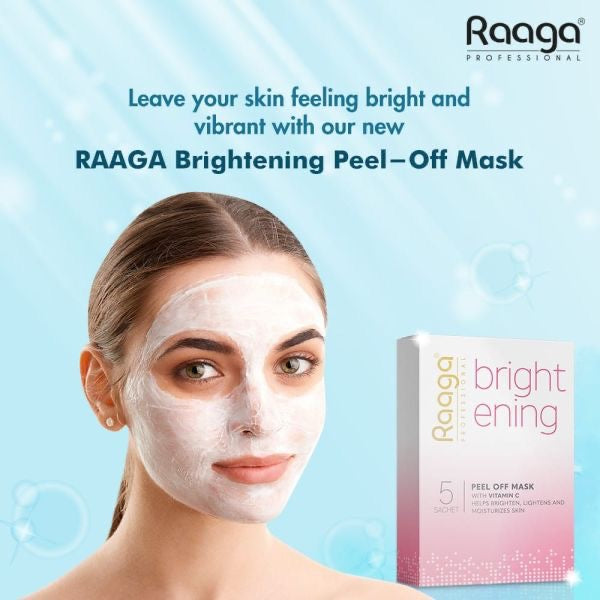 RAAGA BRIGHTENING PEEL OFF MASK 5 PC