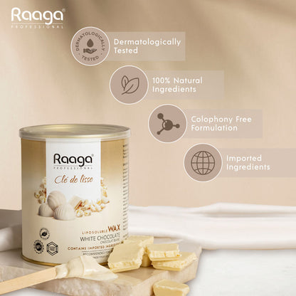 RAAGA WAX WHITE CHOCOLATE 800 G