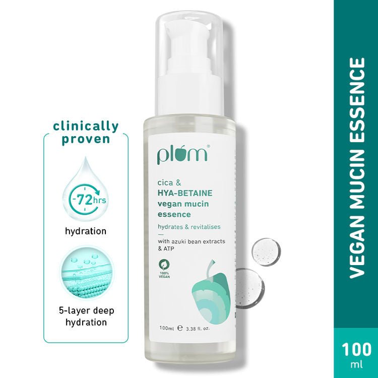 प्लम सीका और हया-बीटेन वेगन म्यूसिन एसेंस 100 एमएल