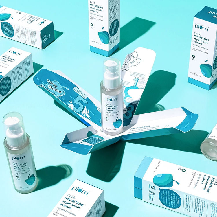 प्लम सीका और हया-बीटेन वेगन म्यूसिन एसेंस 100 एमएल