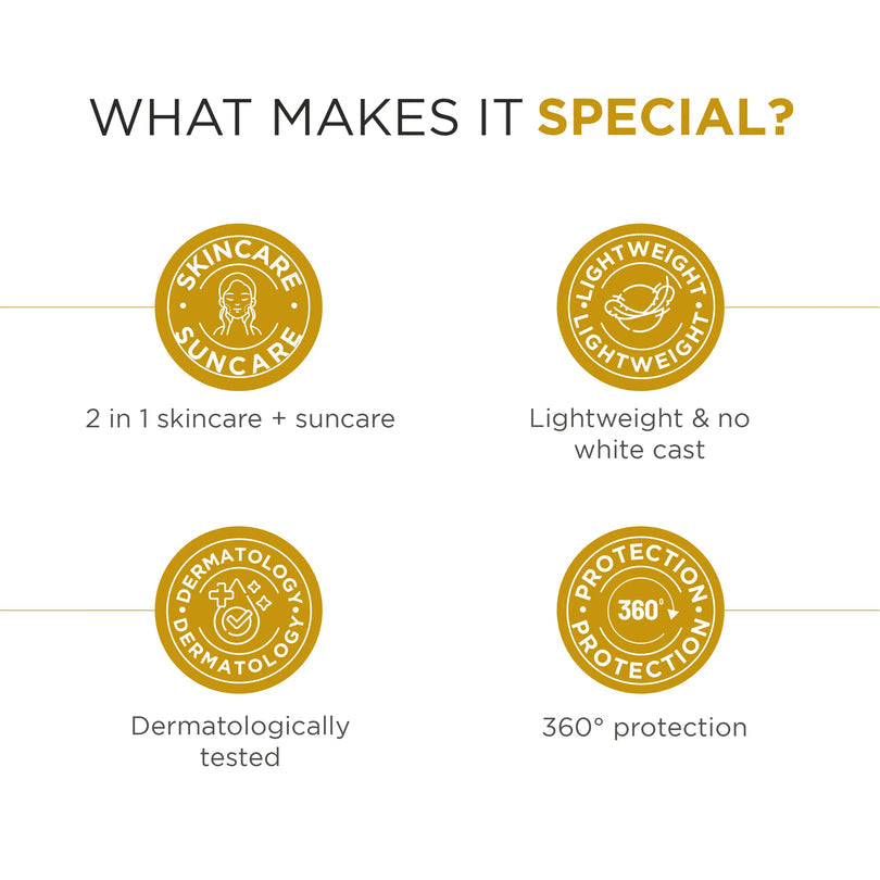 OSHEA VITAMIN-C & KAKADU PLUM INVISIBLE SUNSCREEN SPF 50 PA+++ 50ML