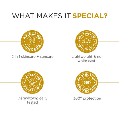 OSHEA VITAMIN-C & KAKADU PLUM INVISIBLE SUNSCREEN SPF 50 PA+++ 50ML