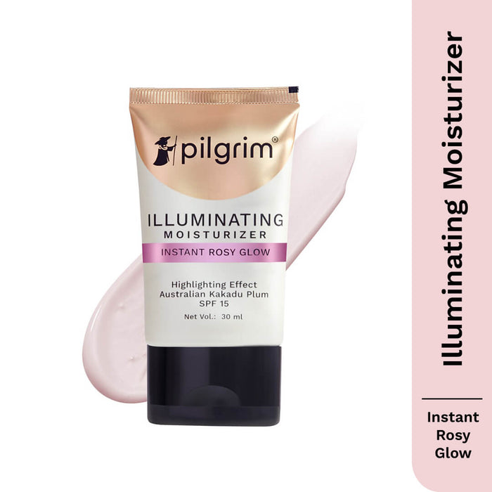 PILGRIM ILLUMINATING MOISTURISER INSTANT ROSY GLOW 30ML