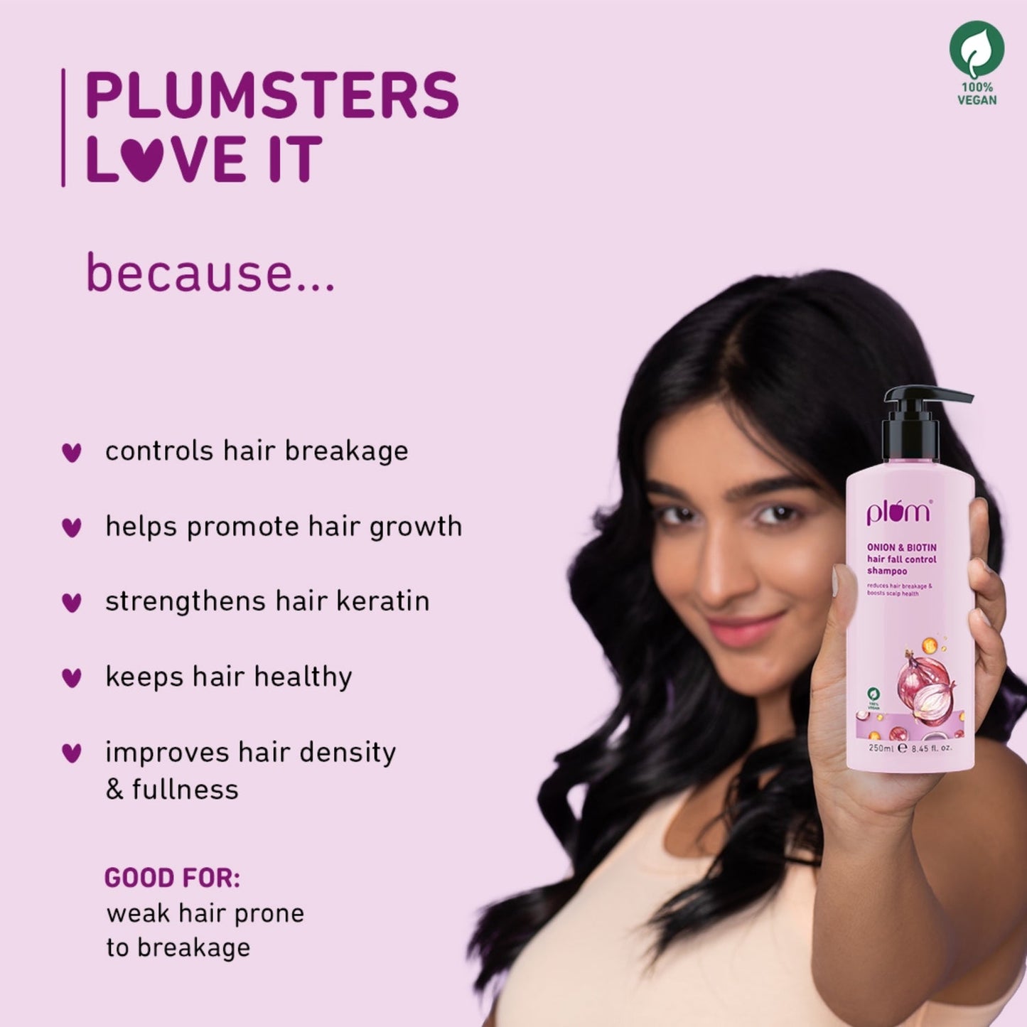 PLUM SHAMPOO ONION 250ML