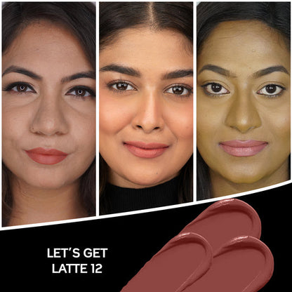 FACES LIPSTICK COMFY MATTE CREME 12 LETS GET LATTE 4.2G