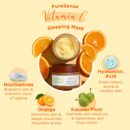 PURE SENSE SLEEPING MASK VITAMIN C 50G