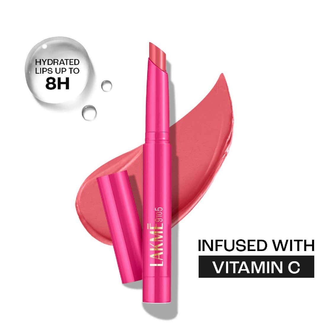 LAKME 9TO5 FOREVER MATTE LIP CRAYON POISE PINK 1.1G
