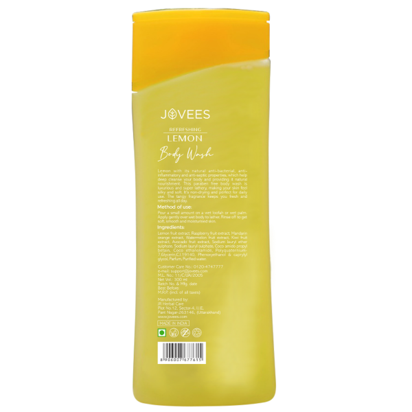 JOVEES REFRESHING LEMON BODY WASH 300ML