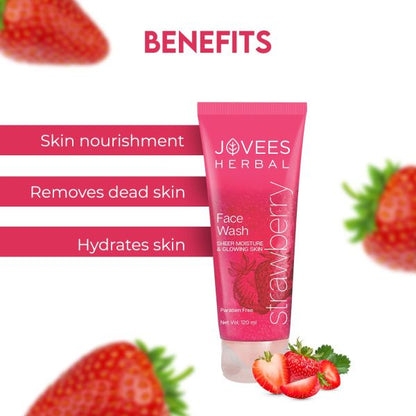 JOVEES STRAWBERRY FACE WASH 50ML