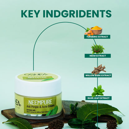OSHEA NEEMPURE ANTI PIMPLE & ACNE CREAM 50G