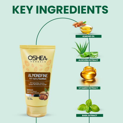 OSHEA FACEWASH ALMONDFINE 150G