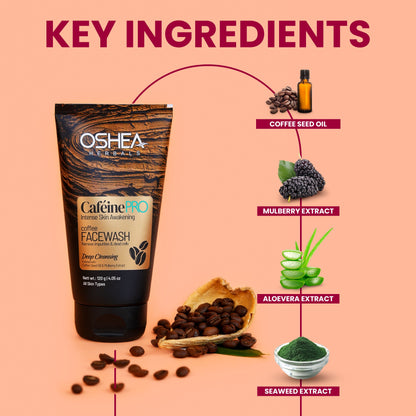 OSHEA FACEWASH COFFEE 120G