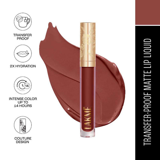 Lakme Rouge Bloom Matte Lip Liquid Enchanted Woods