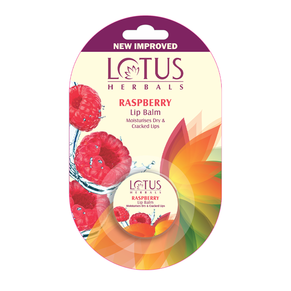 LOTUS HERBALS LIP BALM RASPBERRY 5 GRM