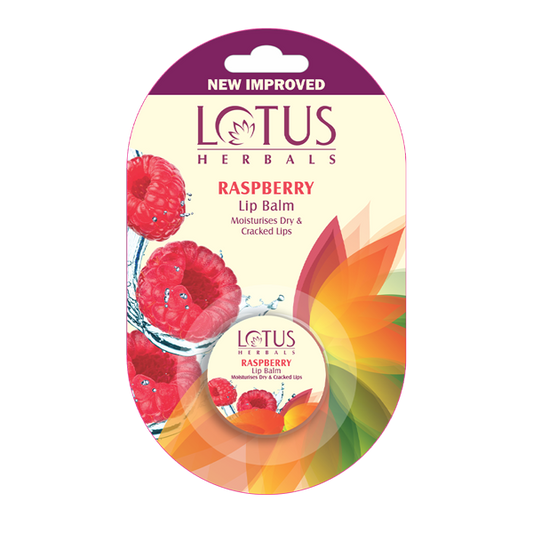 LOTUS HERBALS LIP BALM RASPBERRY 5 GRM