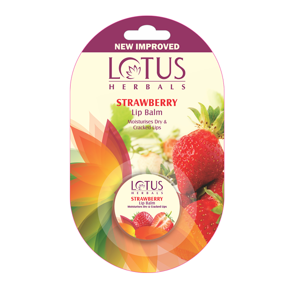 LOTUS HERBALS LIP BALM STRAWBERRY 5 GRM