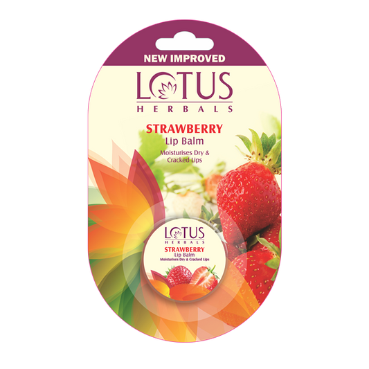 LOTUS HERBALS LIP BALM STRAWBERRY 5 GRM