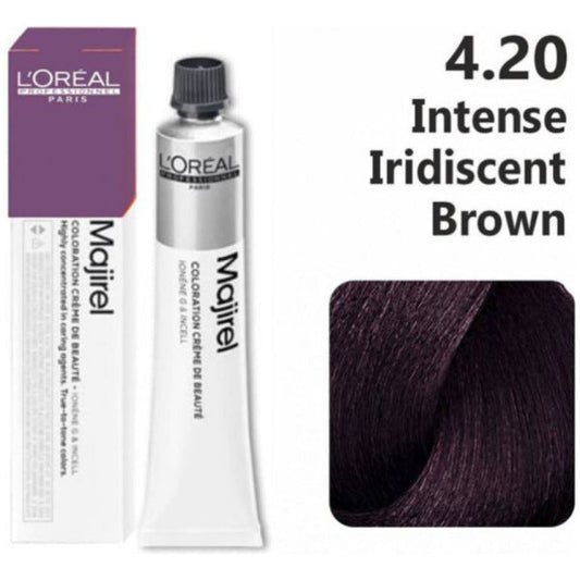 LOREAL PROFESSIONAL MAJIREL 4.20 EXTRA BURGUNDY BROWN 49.5 GM (T)