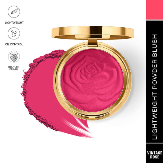 Lakme Showstopper Rouge Bloom Powder Blush Vintage Rose