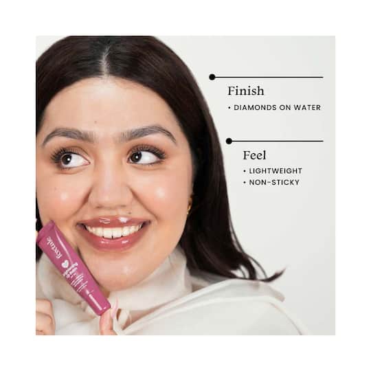 FOXTALE LIPS LIGHT MAUVE GLAZE BRIGHTENING LIP BALM SPF 30 12G