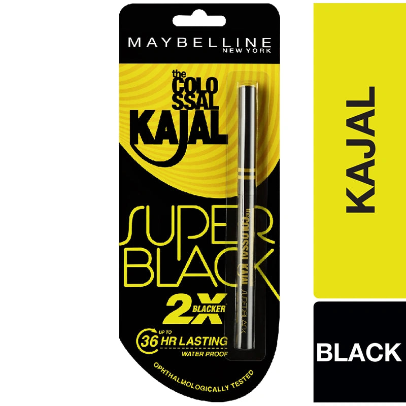 MAYBELLINE KAJAL COLOSSAL SUPERBLACK 0.35 GM