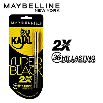 MAYBELLINE KAJAL COLOSSAL SUPERBLACK 0.35 GM