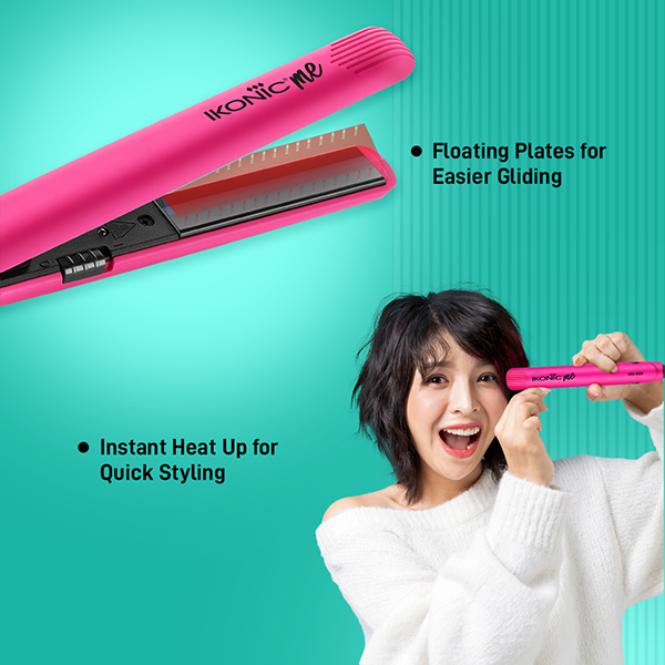 IKONIC PROFESSIONAL HAIR TONG MINI PINK